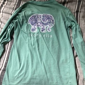 Teal Ivory Ella long sleeve